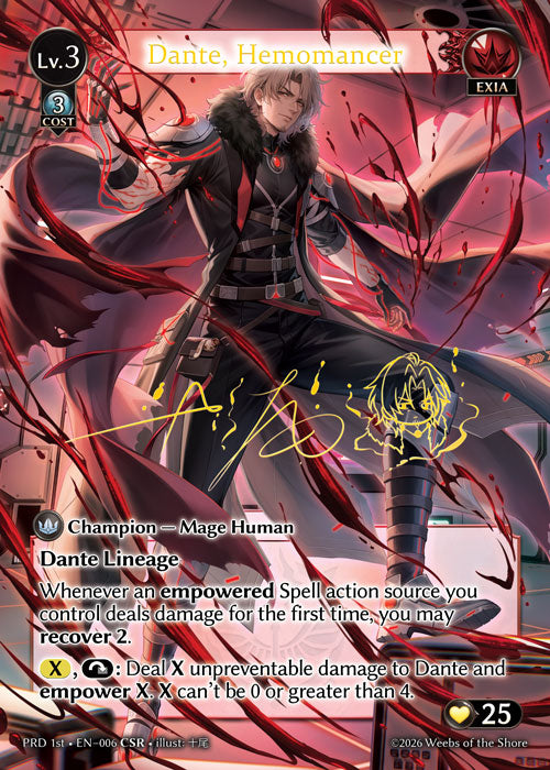 PRD-1st-006 Dante, Hemomancer (CSR)