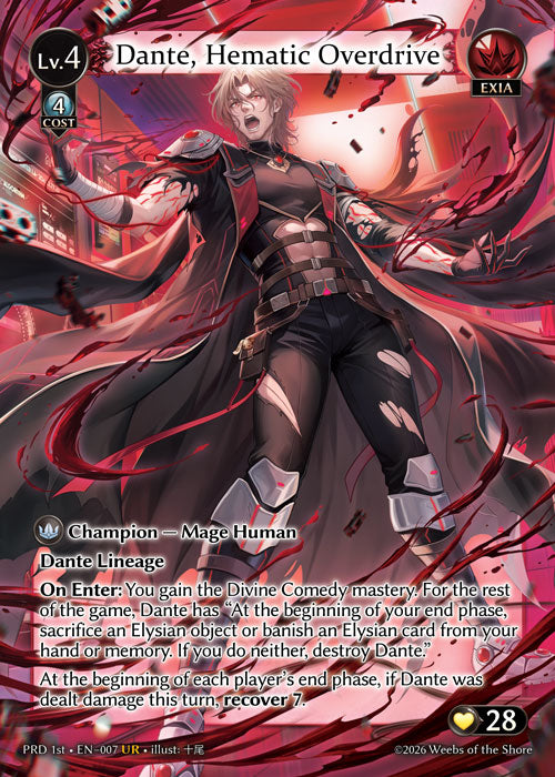 PRD-1st-007 Dante, Hematic Overdrive (UR)