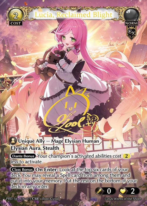 PRD-1st-073 Lucia, Reclaimed Blight (CSR)