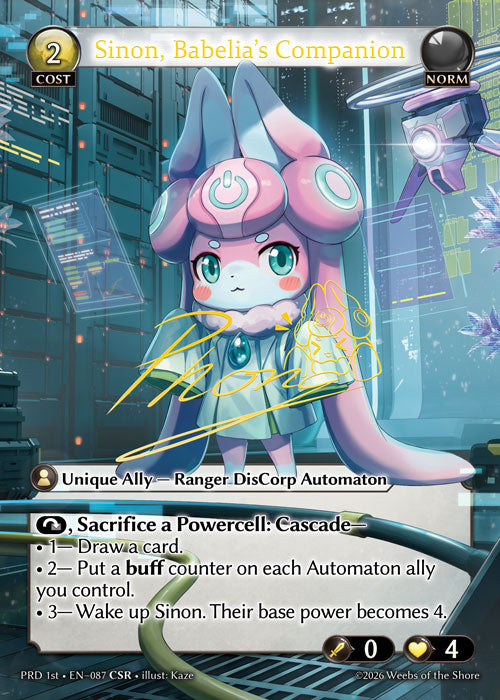 PRD-1st-087 Sinon, Babelia's Companion (CSR)