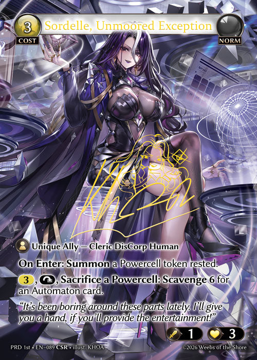 PRD-1st-089 Sordelle, Unmoored Exception (CSR)
