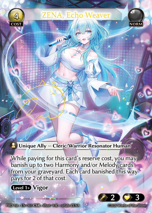 PRD-1st-103 ZENA, Echo Weaver (CSR)
