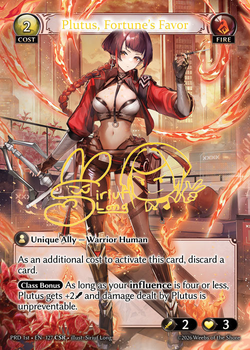 PRD-1st-127 Plutus, Fortune's Favor (CSR)