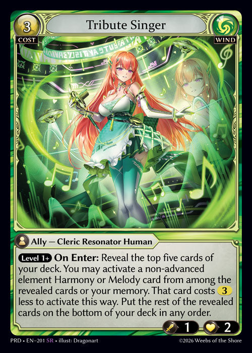 PRD-201 Tribute Singer (SR)
