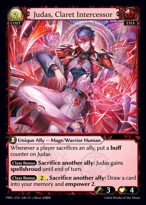 PRD-230 Judas, Claret Intercessor (SR)