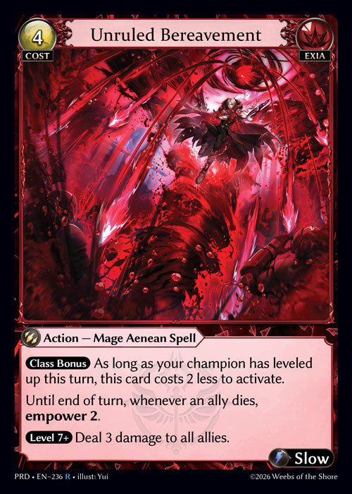 PRD-236 Unruled Bereavement (R)