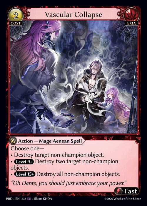 PRD-238 Vascular Collapse (SR)