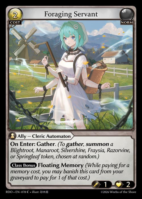 RDO-078 Foraging Servant (Common)