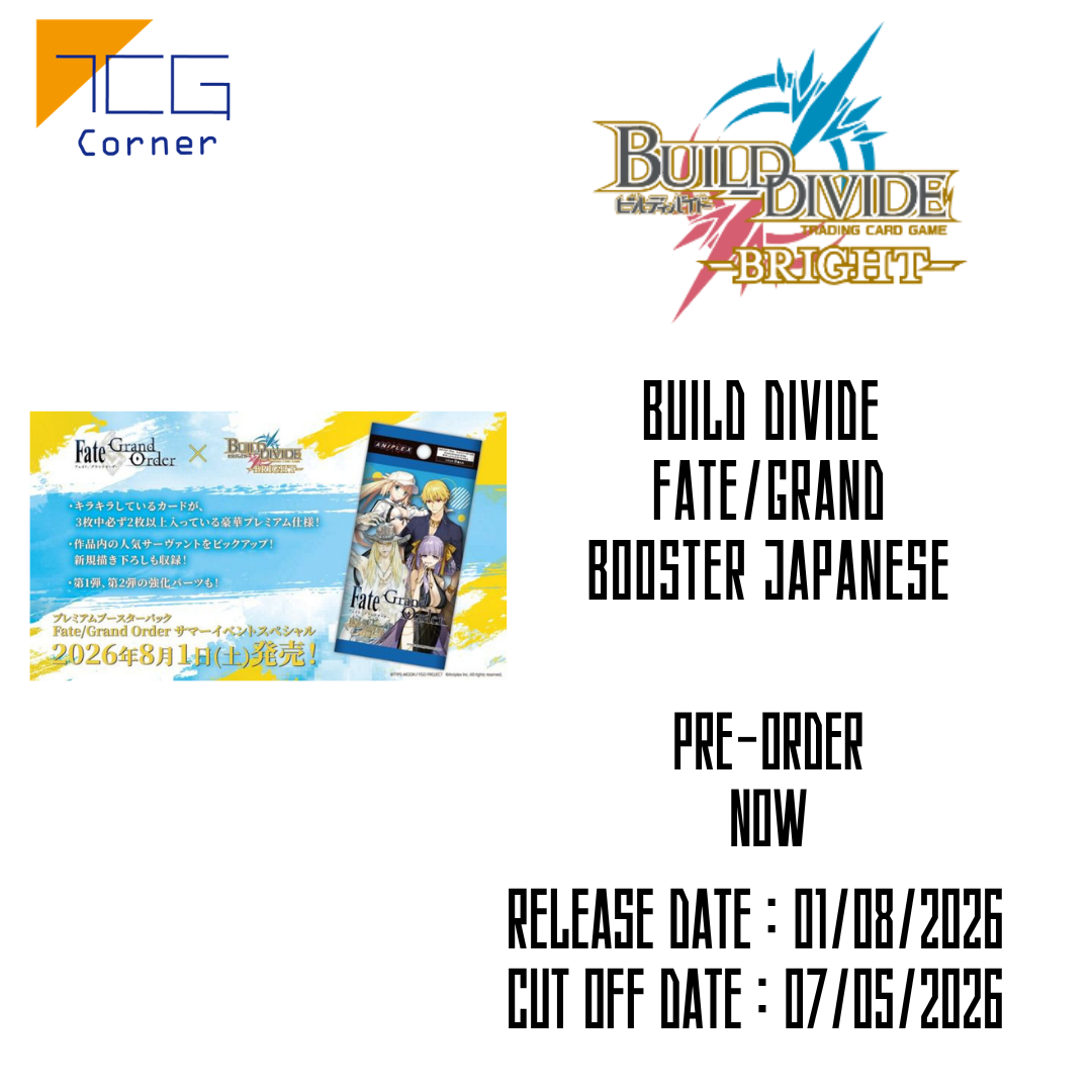 Build Divide Fate/Grand Booster Japanese Pre-Order