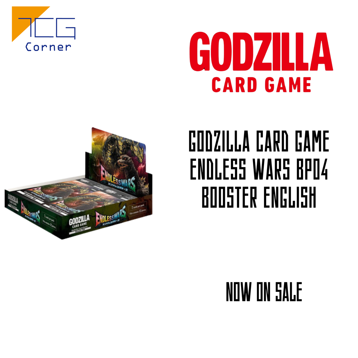 Godzilla Card Game Endless Wars BP04 Booster English