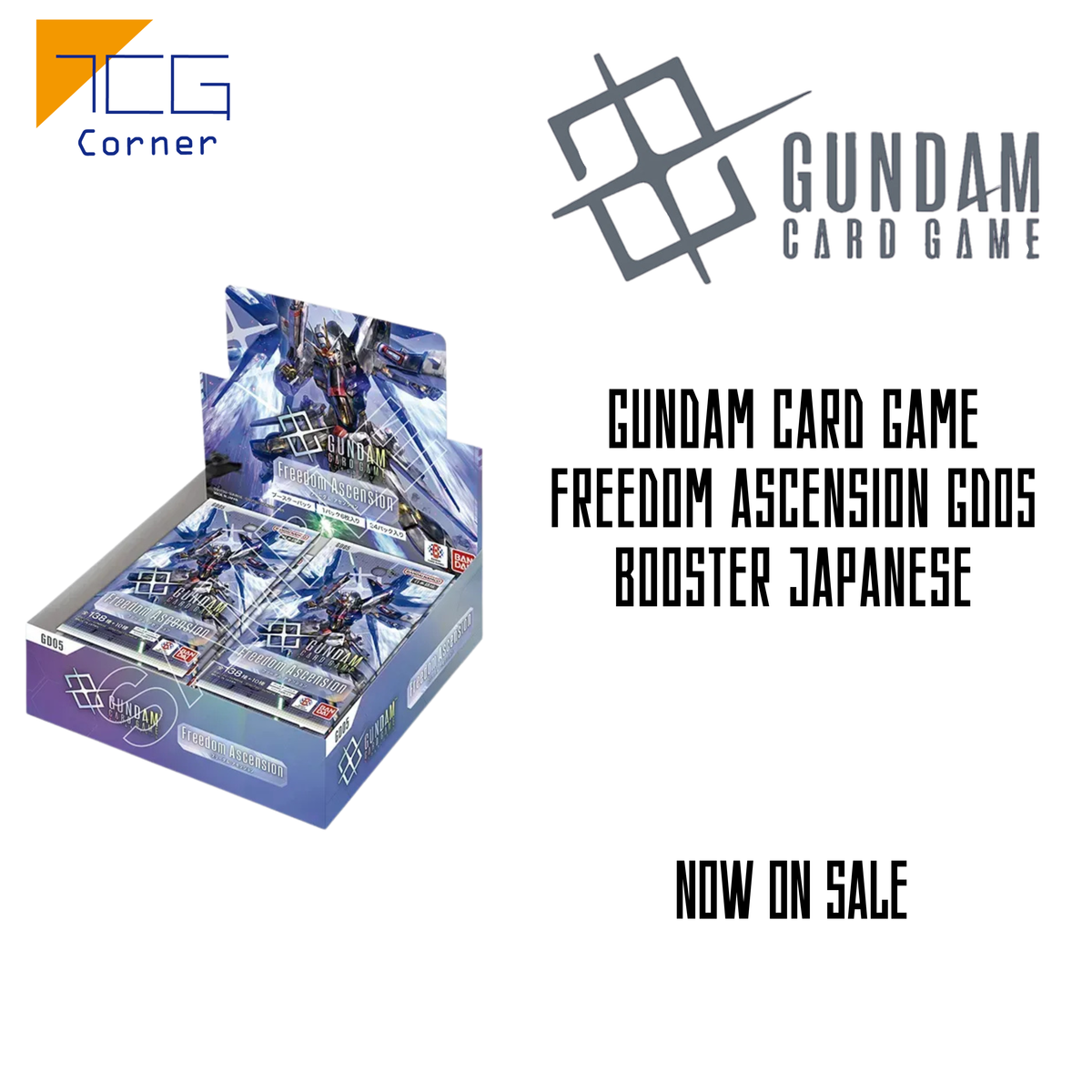 Gundam Card Game Freedom Ascension GD05 Booster Japanese