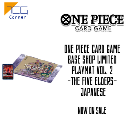 ONE PIECE Card Game BASE SHOP Limited Playmat Vol. 2 -The Five Elders- Japanese