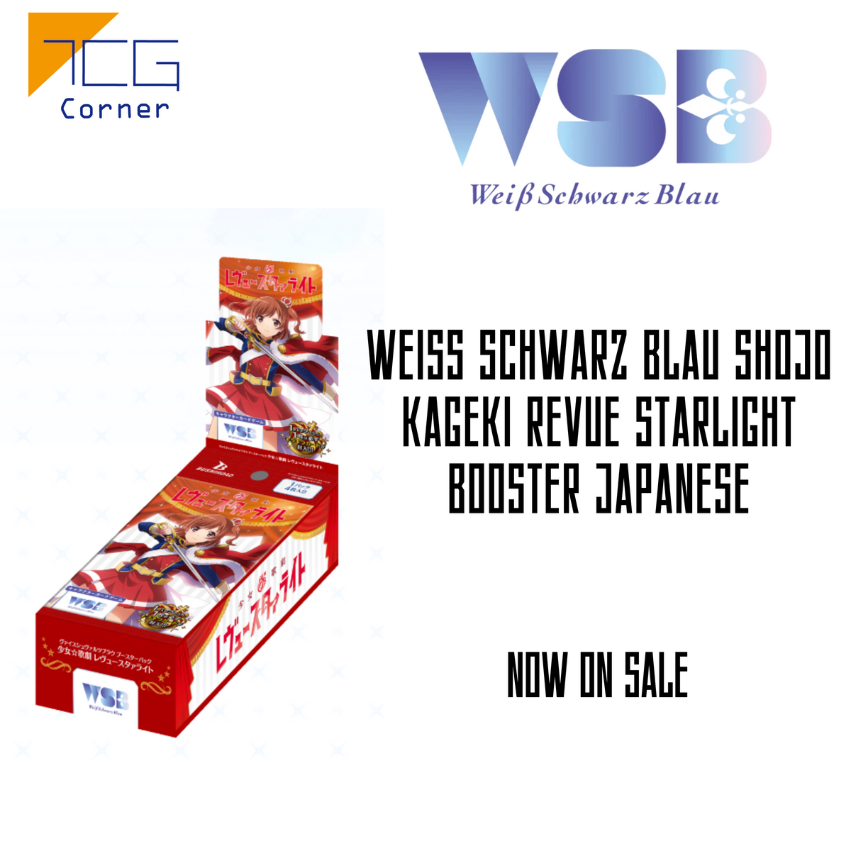 Weiss Schwarz Blau Shojo Kageki Revue Starlight Booster Japanese