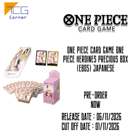 ONE PIECE CARD GAME ONE PIECE HEROINES PRECIOUS BOX (EB05) Japanese PreOrder