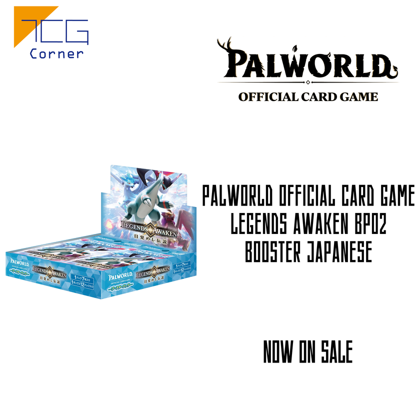 Palworld OFFICIAL CARD GAME Legends Awaken BP02 Booster Japanese