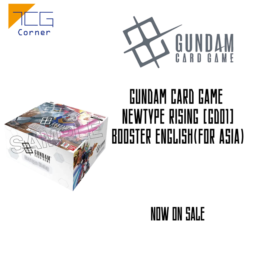 gundam card game gd01 newtype rising booster box New Type Anime TCG.net Each display box contains 24 booster packs Gundam Card Game: Newtype Rising