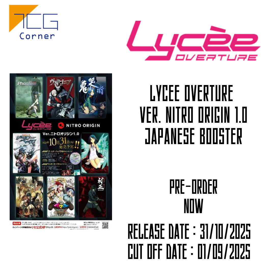 Lycee Overture Ver. NITRO ORIGIN 1.0 Japanese Booster Pre-Order – TCG ...