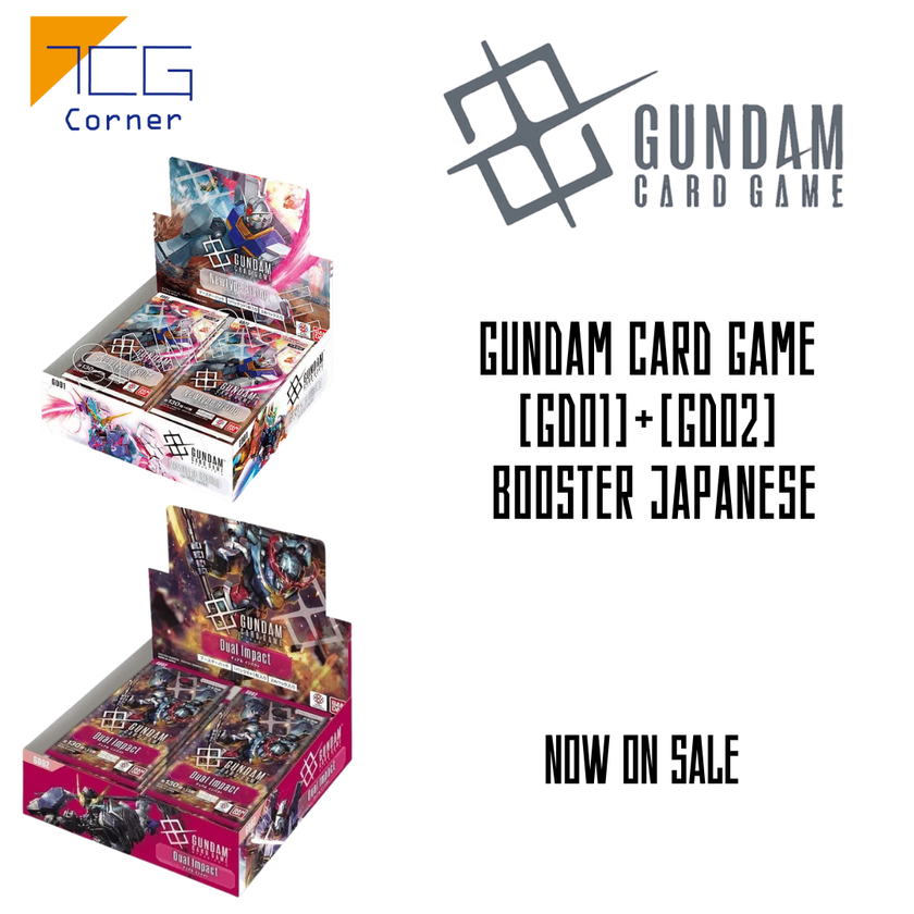 Gundam Card Game [GD01]+[GD02] Booster Japanese