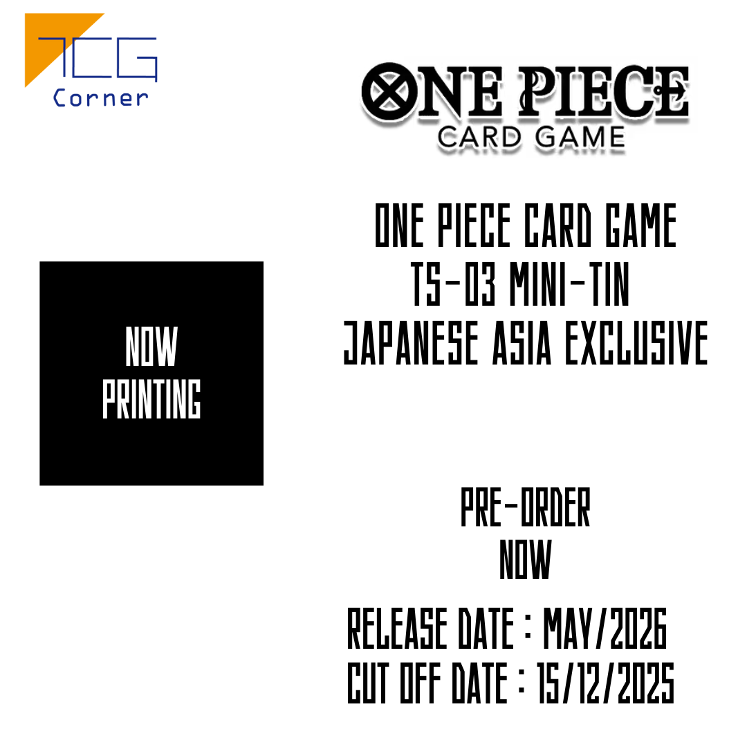 One Piece Card Game TS-03 Mini-tin Japanese Asia Exclusive Pre-Order