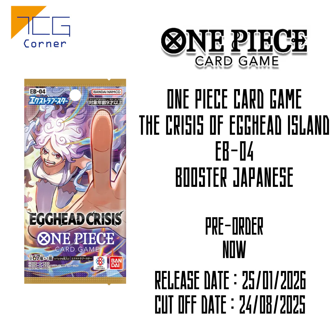 One Piece Card Game The Crisis of Egghead Island EB-04 Booster Japanese Pre-Order