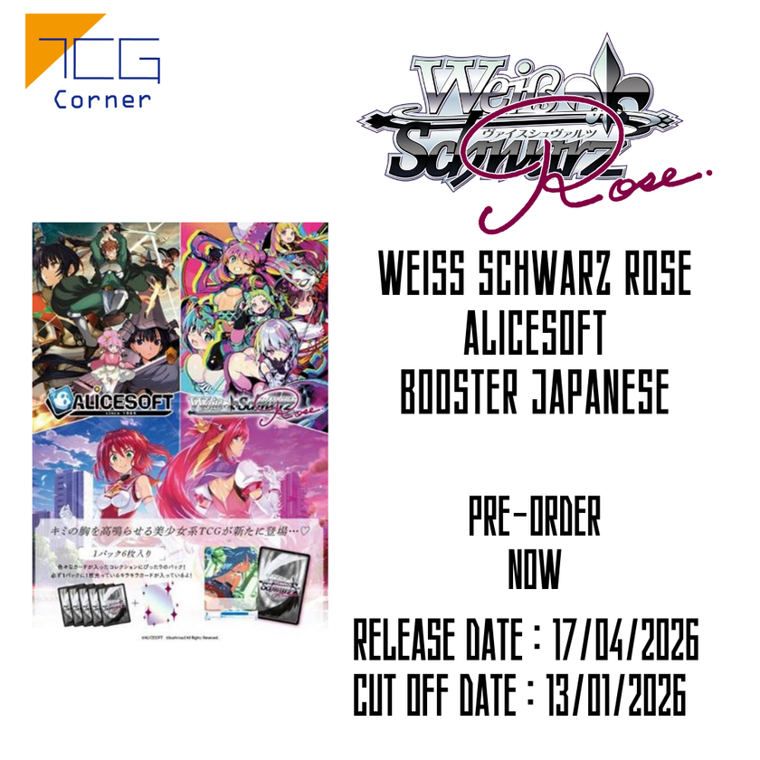 Weiss Schwarz Rose AliceSoft Booster Japanese Pre-Order