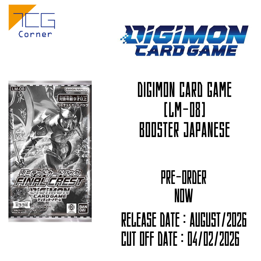Digimon Card Game [LM-08] Booster Japanese Pre-Order