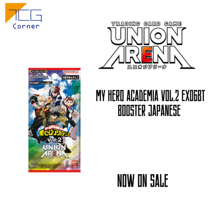 Union Arena My Hero Academia Vol.2 EX06BT Booster Japanese