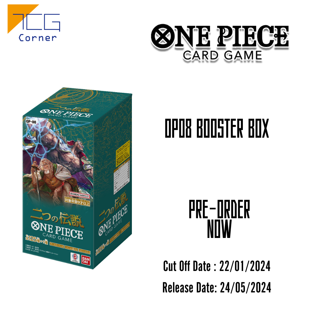 One Piece Card Game OP08.- Booster Box Japanese Ver. Sealed Box Pre-Order