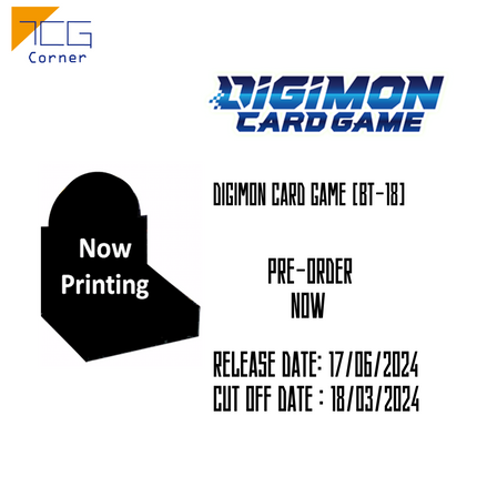 DIGIMON Card Game [BT-18] BOOSTER Pre-Order