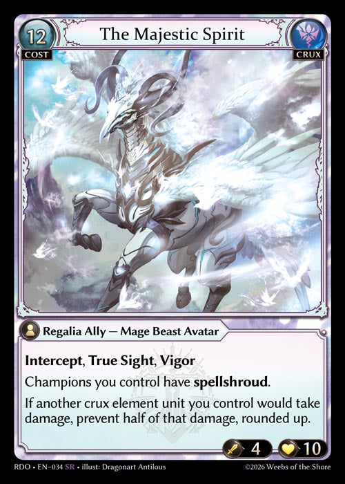 RDO-034 The Majestic Spirit (Super Rare)