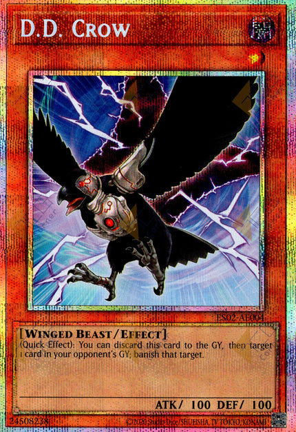 ES02-AE004 D.D. Crow (Prismatic Secret Rare) (Status B)