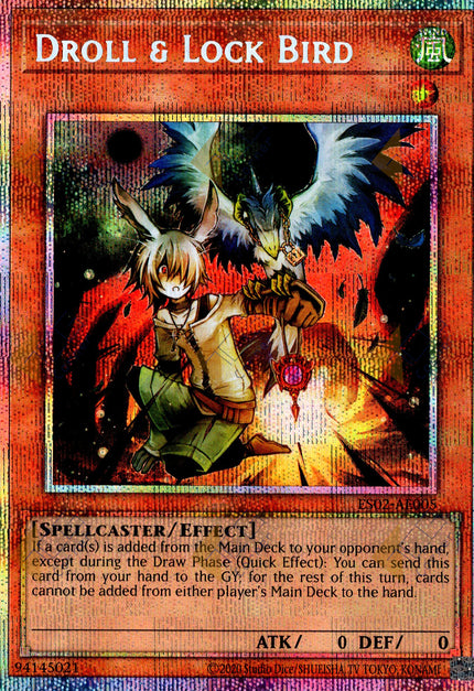 ES02-AE005 Droll & Lock Bird (Prismatic Secret Rare)