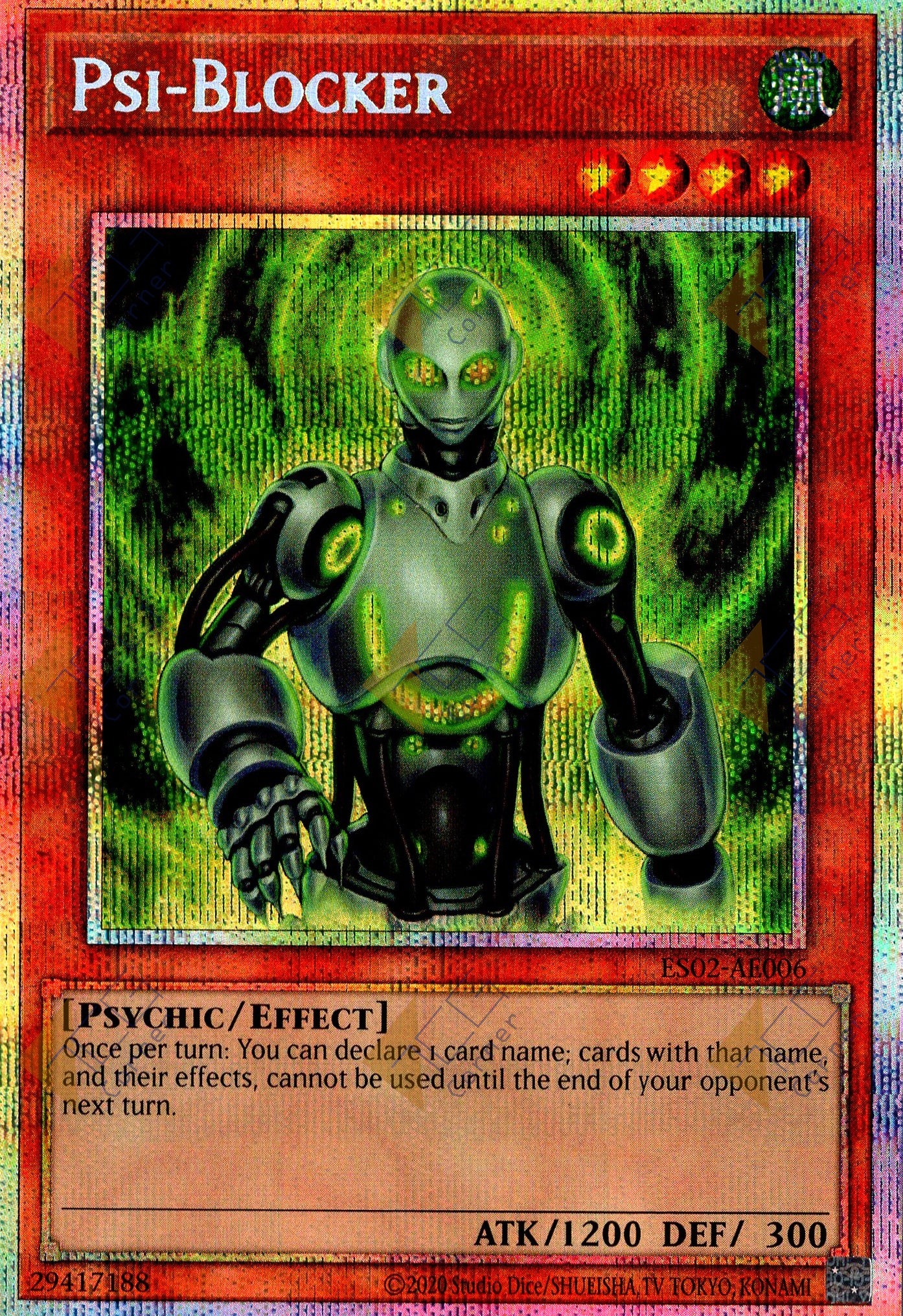 ES02-AE006 Psi-Blocker (Prismatic Secret Rare) (Status B)