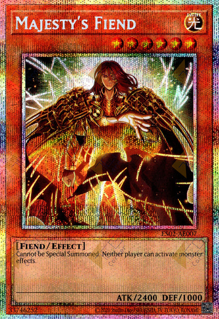 ES02-AE007 Majesty's Fiend (Prismatic Secret Rare)