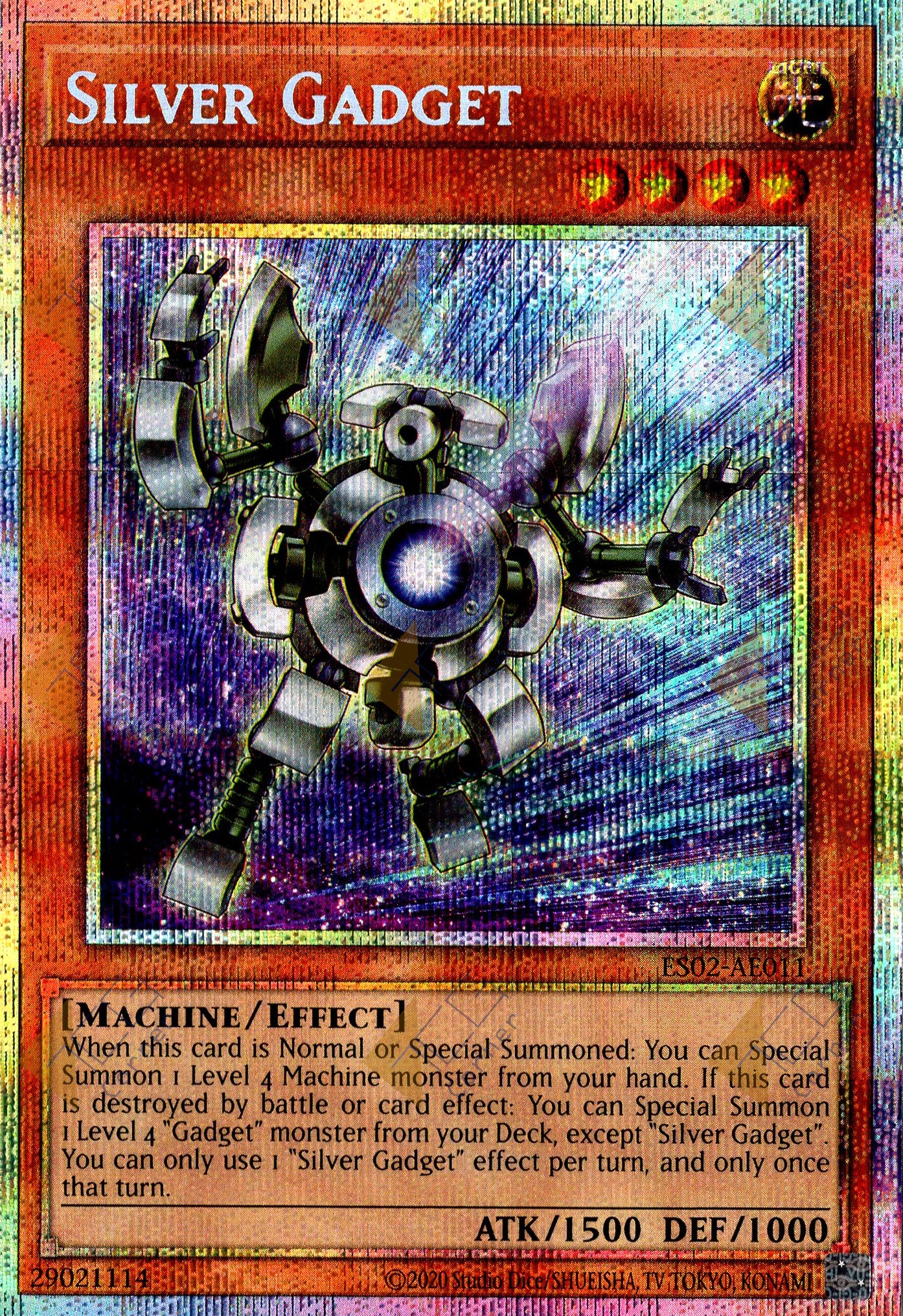 ES02-AE011 Silver Gadget (Prismatic Secret Rare)