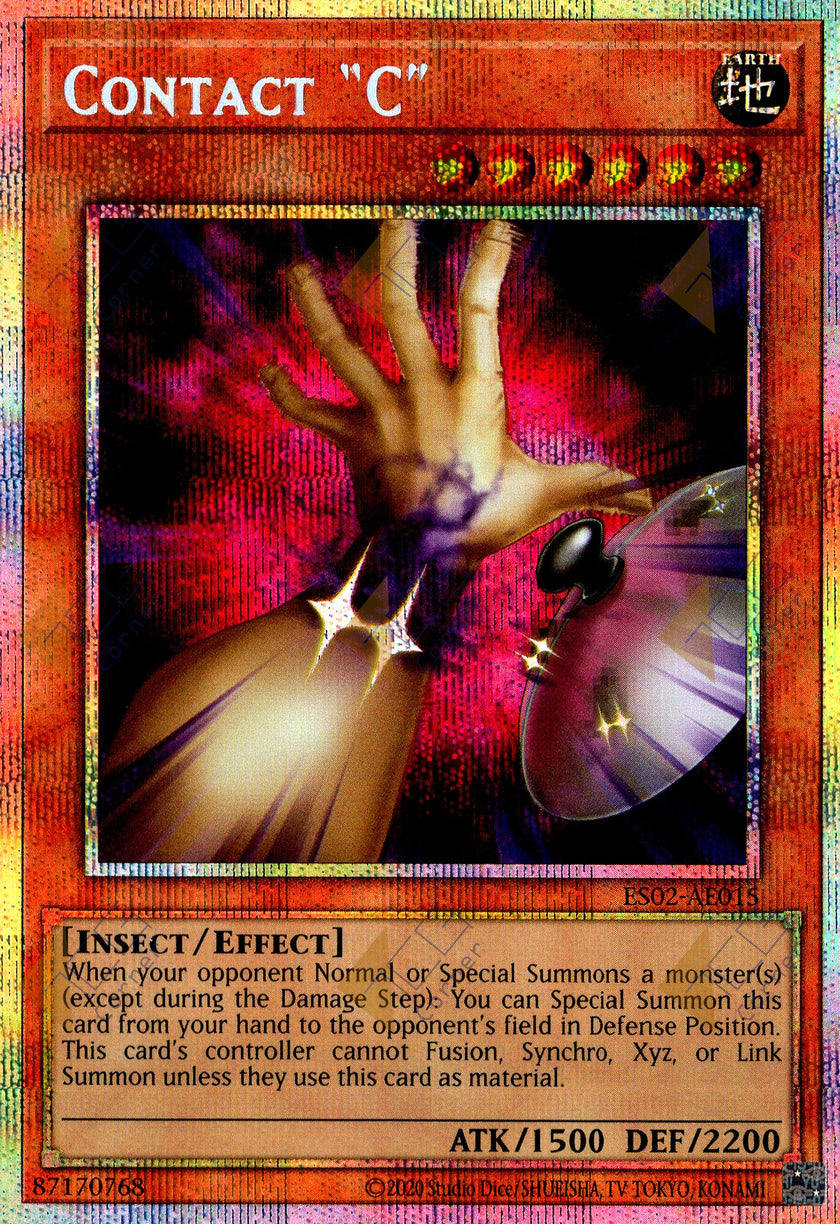 ES02-AE015 Contact C (Prismatic Secret Rare)