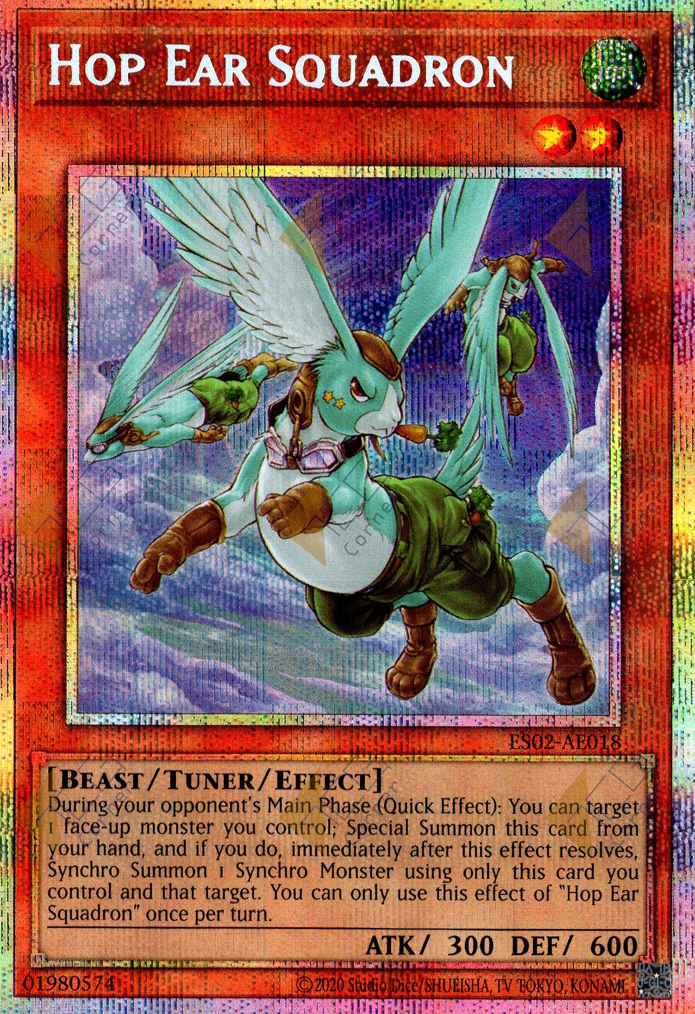 ES02-AE018 Hop Ear Squadron (Prismatic Secret Rare)