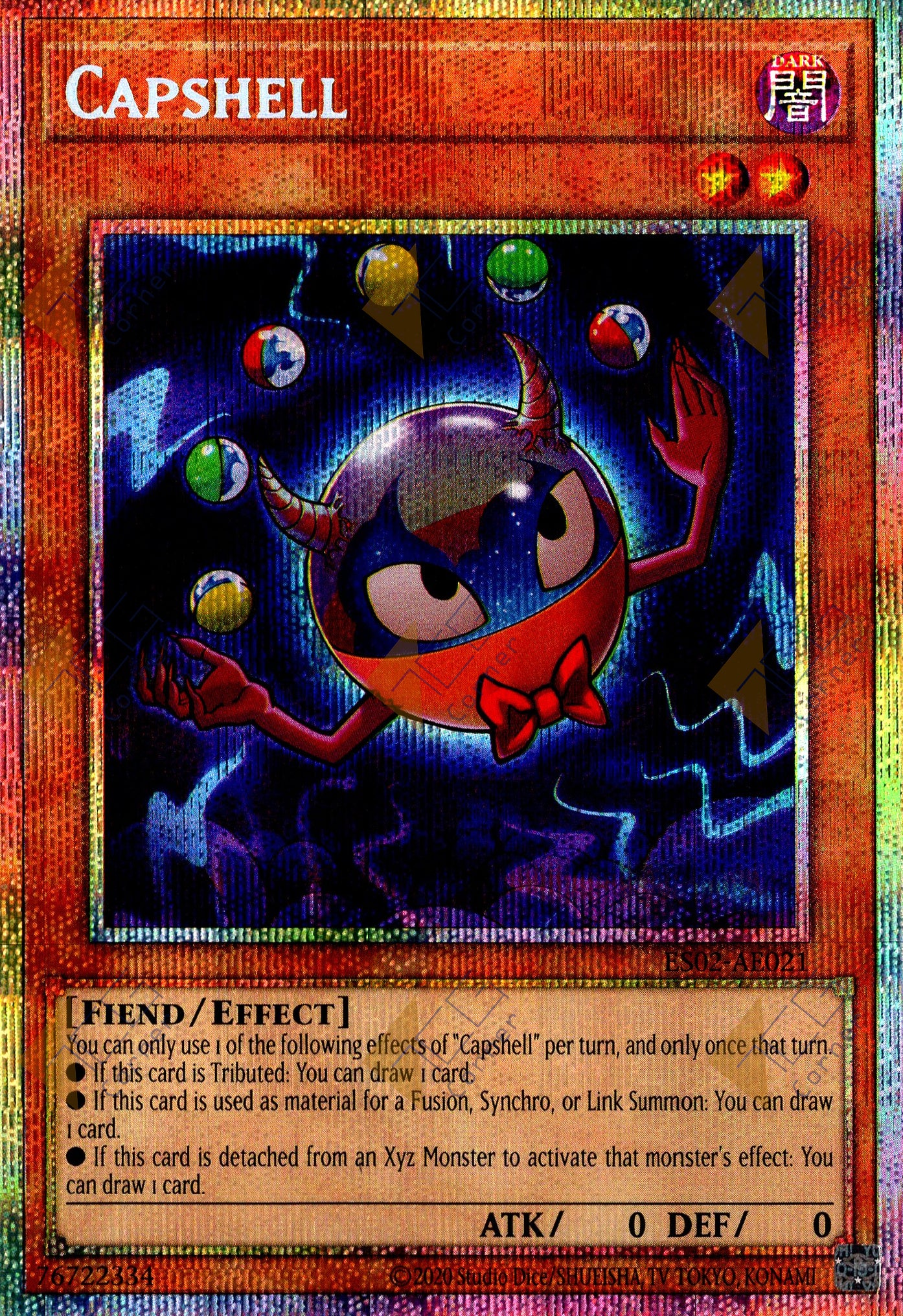ES02-AE021 Capshell (Prismatic Secret Rare)