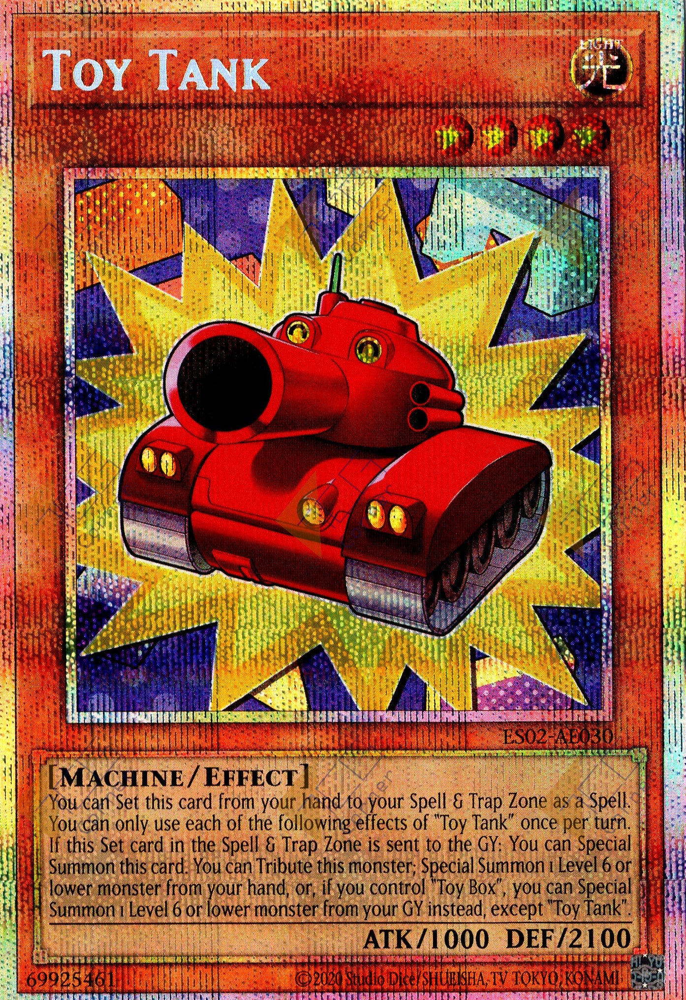 ES02-AE030 Toy Tank (Prismatic Secret Rare)
