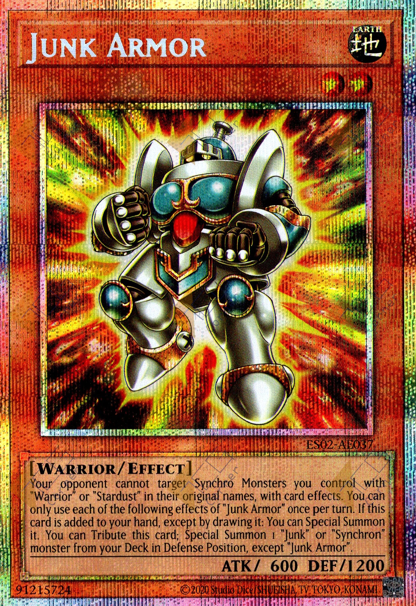 ES02-AE037 Junk Armor (Prismatic Secret Rare)