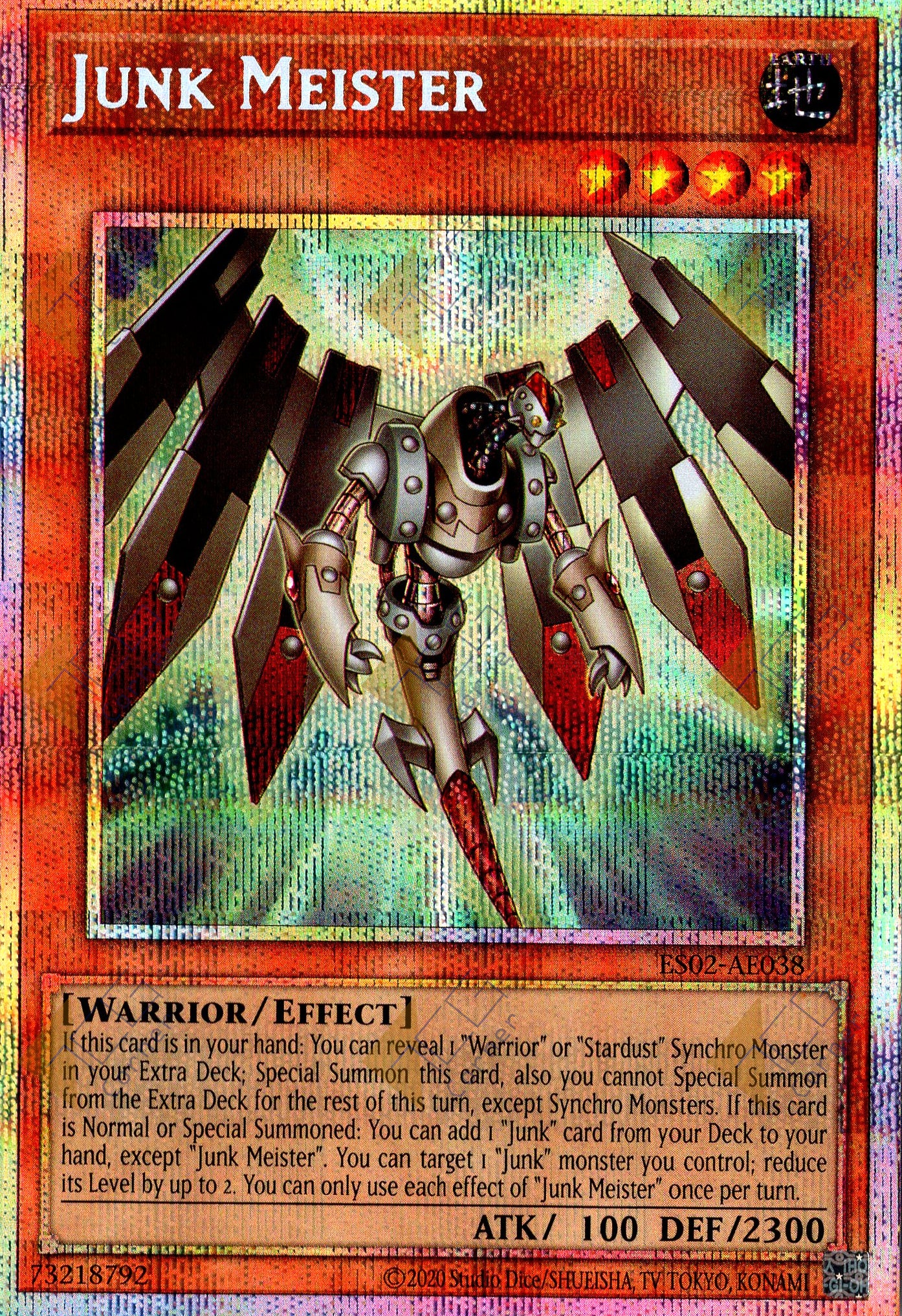 ES02-AE038 Junk Meister (Prismatic Secret Rare)