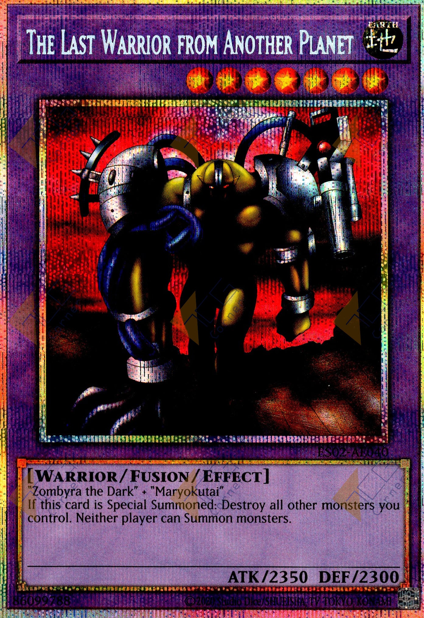 ES02-AE040 The Last Warrior from Another Planet (Prismatic Secret Rare)