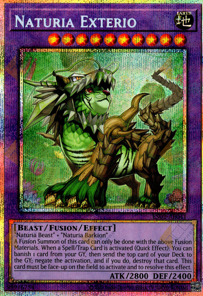 ES02-AE041 Naturia Exterio (Prismatic Secret Rare)