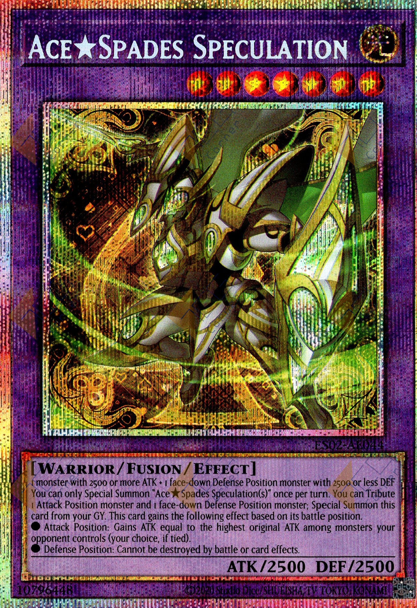 ES02-AE044 Ace★Spades Speculation (Prismatic Secret Rare)