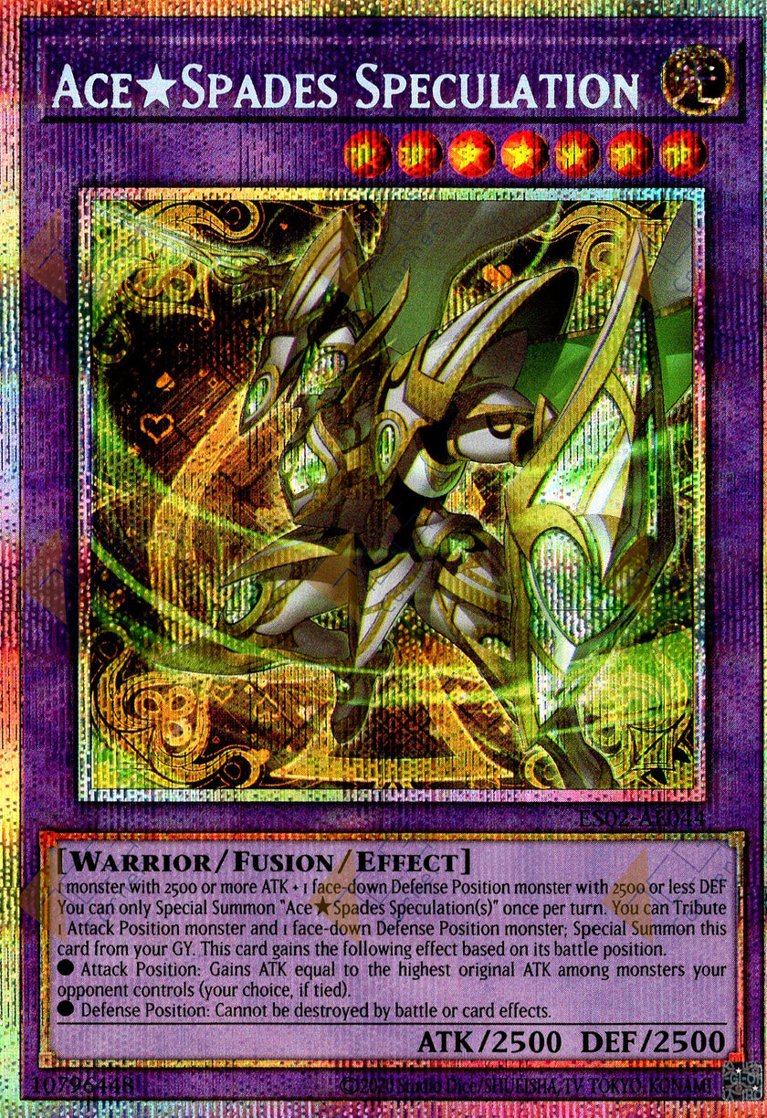 ES02-AE044 Ace★Spades Speculation (Prismatic Secret Rare)