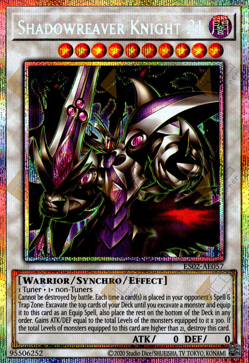 ES02-AE057 Shadowreaver Knight 21 (Prismatic Secret Rare)