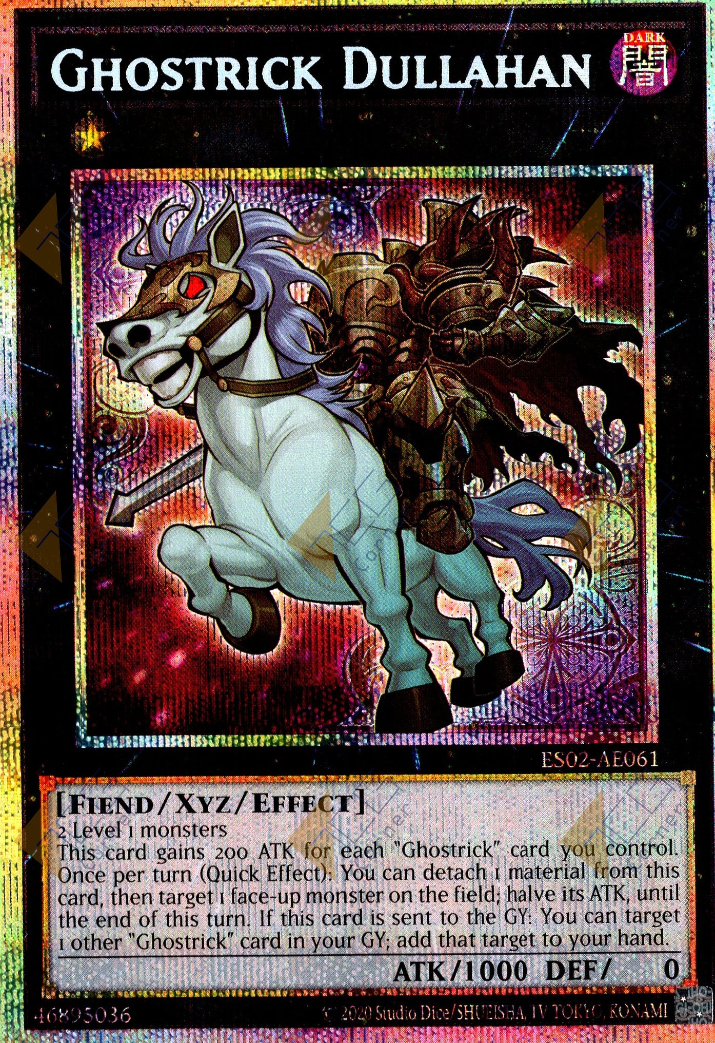 ES02-AE061 Ghostrick Dullahan (Prismatic Secret Rare)