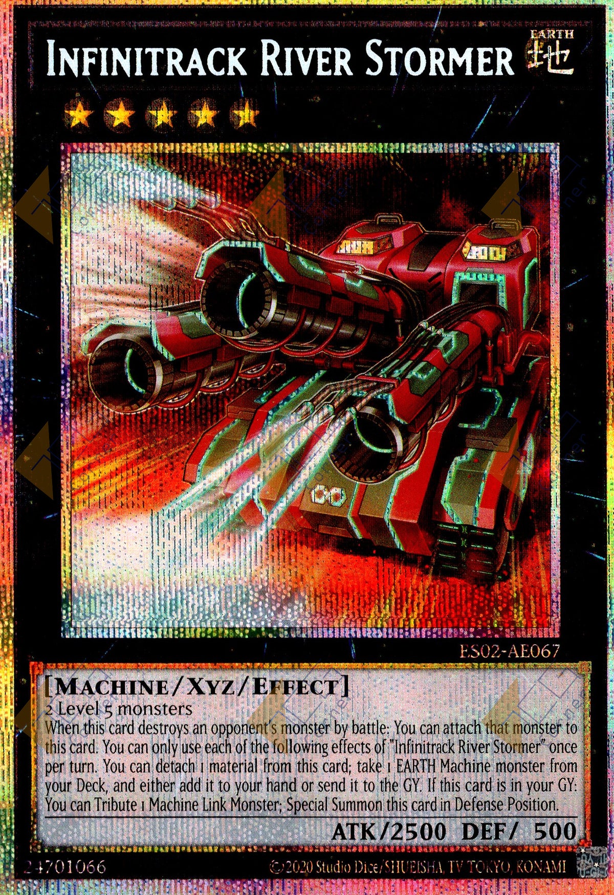 ES02-AE067 Infinitrack River Stormer (Prismatic Secret Rare)