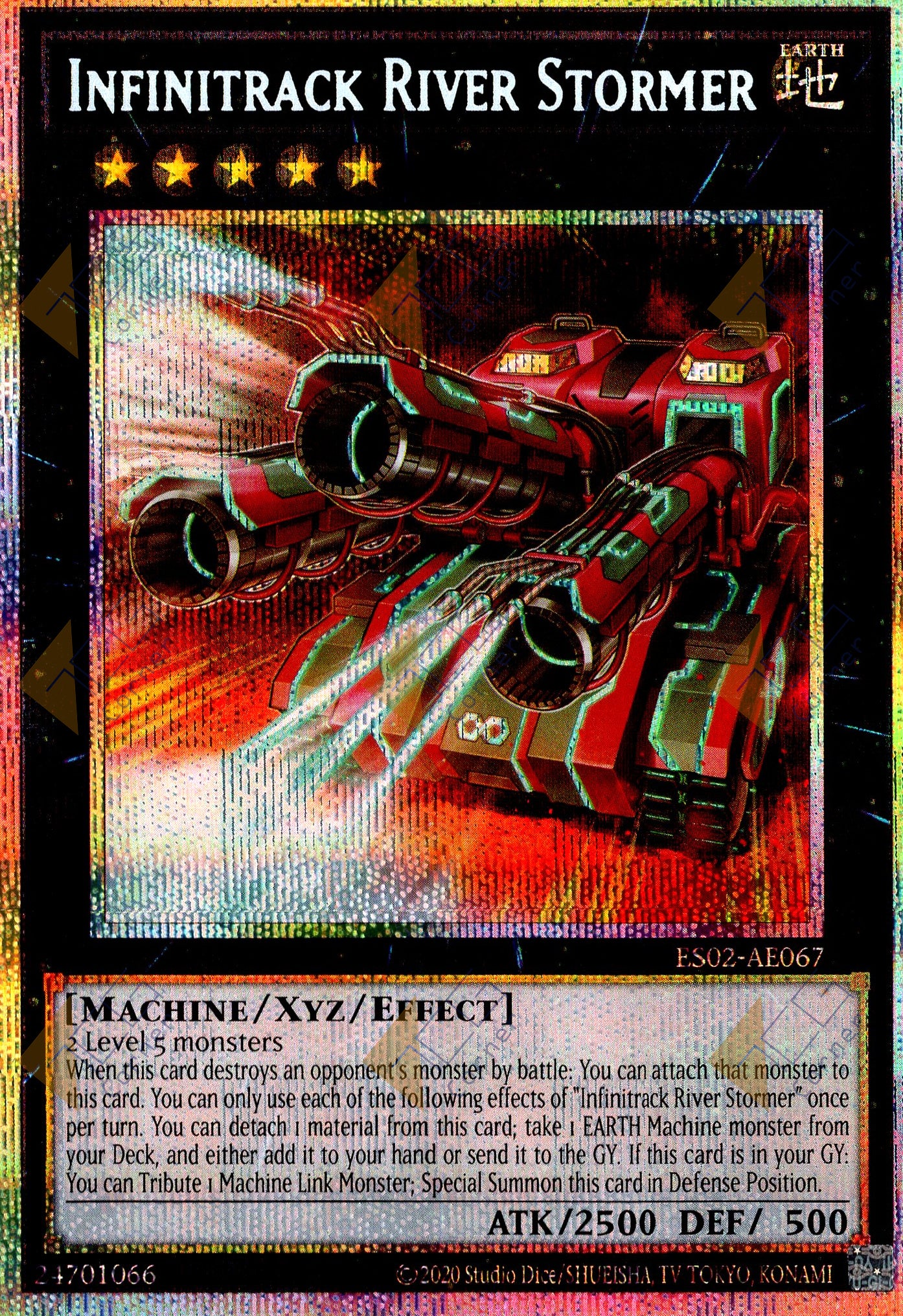 ES02-AE067 Infinitrack River Stormer (Prismatic Secret Rare)