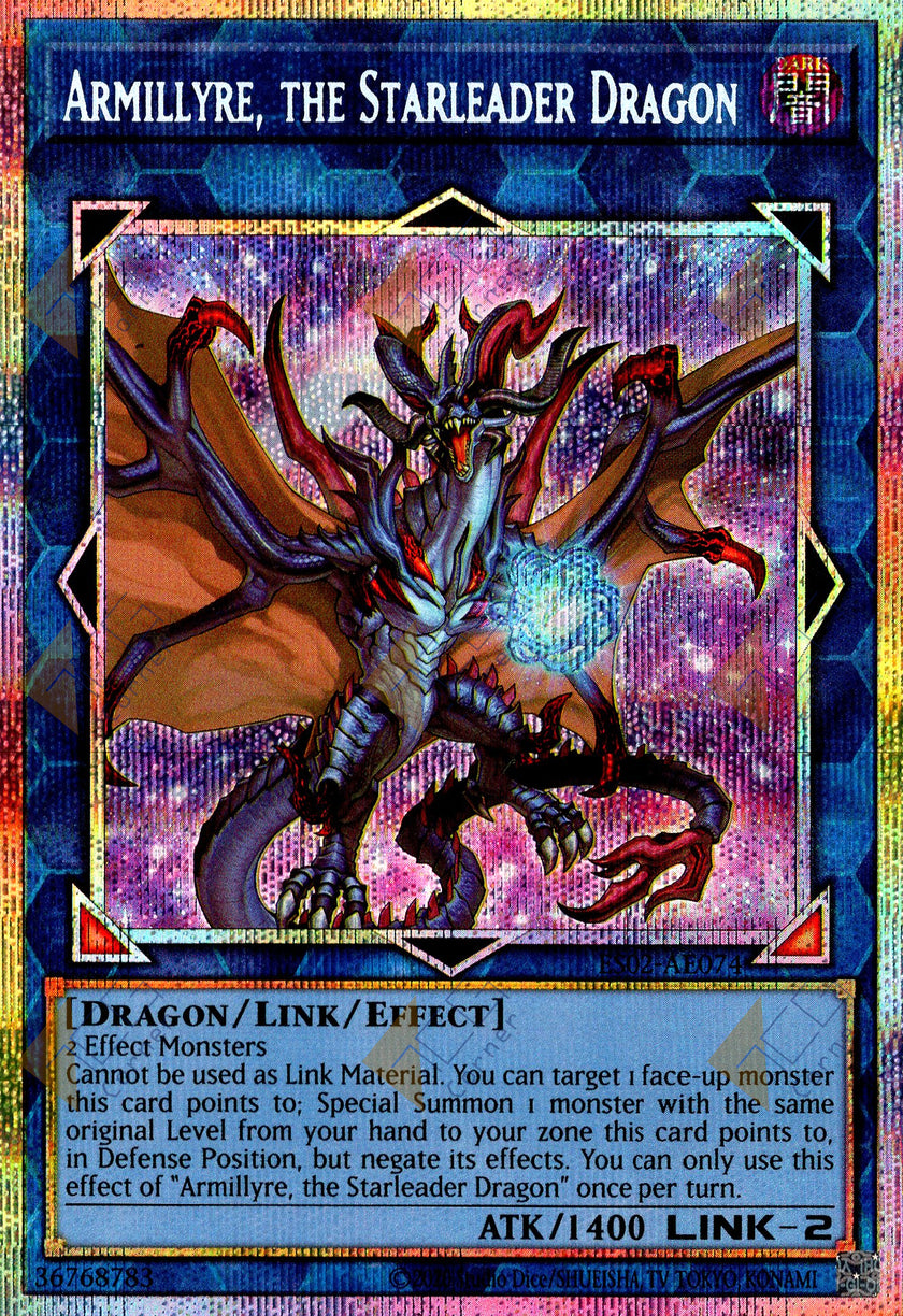 ES02-AE074 Armillyre, the Starleader Dragon (Prismatic Secret Rare)